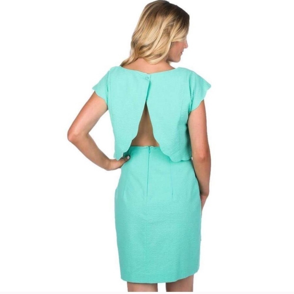 NWT Lauren James Size XS Sullivan Seafoam Green Dress Open Back $126